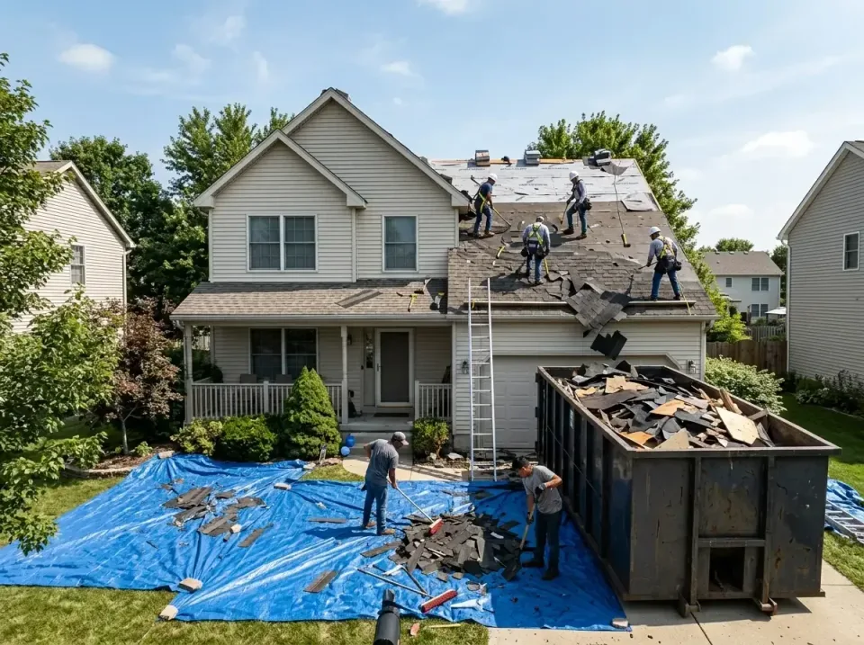 roof-replacement-debris-remova-004 — frequently asked questions, Cheapest Dumpster Rentals in Siesta Key, FL